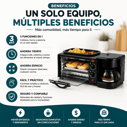 Horno Eléctrico 3 EN 1 Sokany