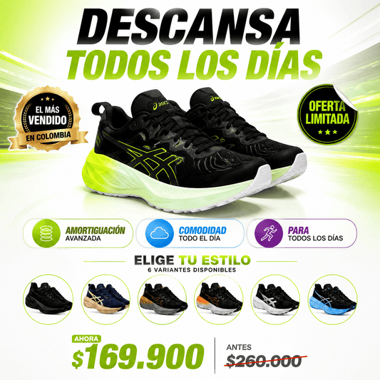Zapatillas ASICS Adiós al DOLOR de pies