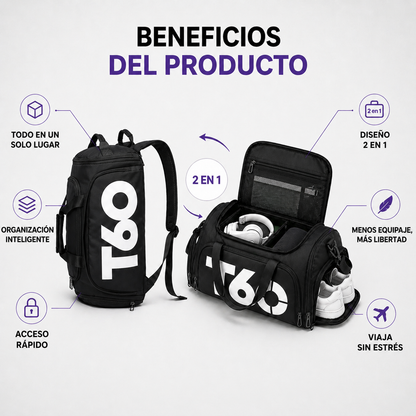 Maleta T60 — Todo lo que necesitas en un solo bolso
