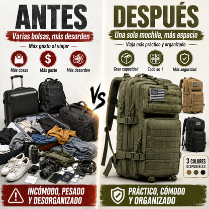 Mochila Militar 50L Deportiva