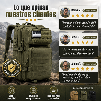 Mochila Militar 50L Deportiva