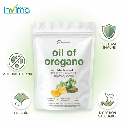 Aceite de Orégano + Black Seed Oil