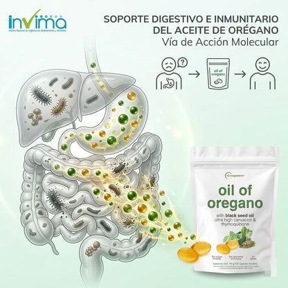 Aceite de Orégano + Black Seed Oil